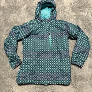 Columbia Coat Kids Youth Large Omni Heat Hooded Ski Jacket Floral